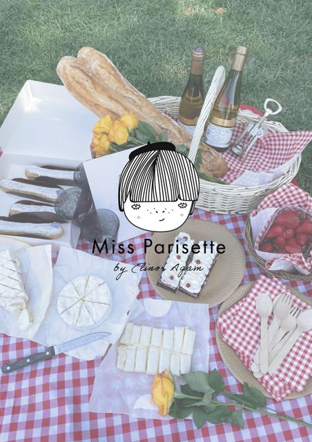 Whimsy Parisian Picnic Top - Ivory