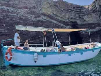 Terrasini : visite d'une jounée en bateau avec apéritif et déjeuner
