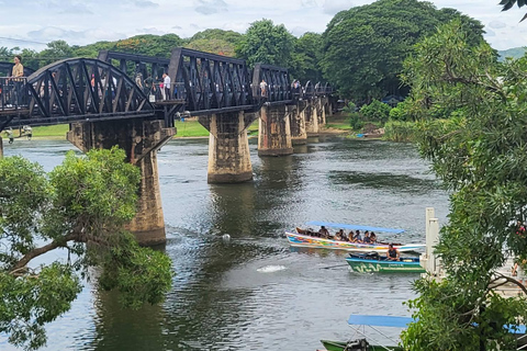 From Bangkok: Kanchanaburi and Erawan National Park Day Trip Small Group With Transfers