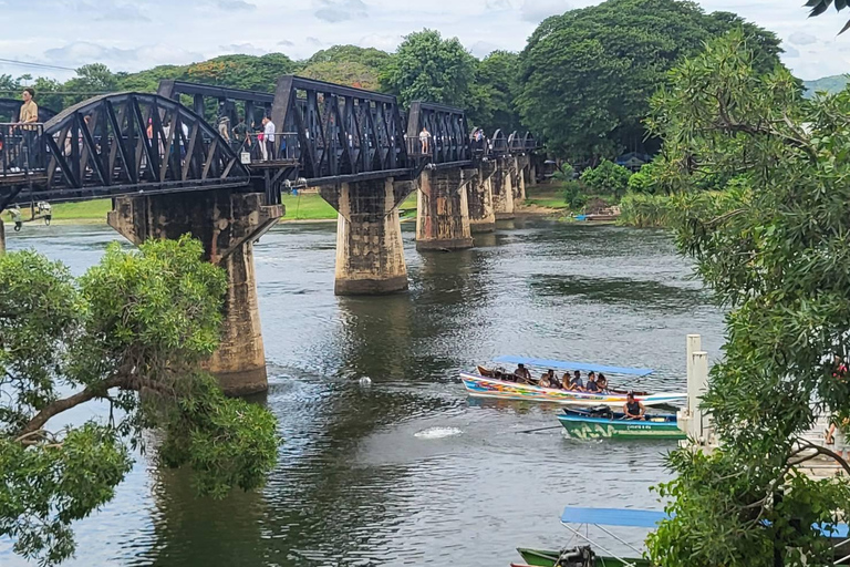 From Bangkok: Kanchanaburi and Erawan National Park Day Trip Small Group With Transfers
