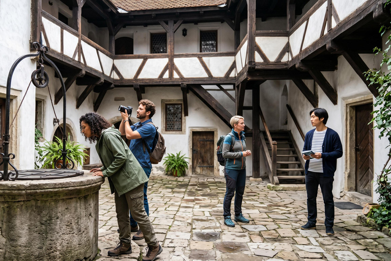 Day Trip - Bran Castle, Peles Castle & "Wednesday" Castle COACH TOUR Audio guide in 24 languages