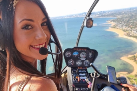 Melbourne: balade en hélicoptère dans la ville privée et les plagesBalade panoramique en hélicoptère de 20 minutes dans la ville de Melbourne
