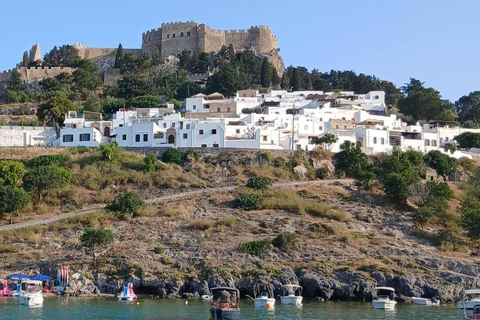 Kolymbia to Lindos:Boat Cruise with Swims & Free Time Lindos