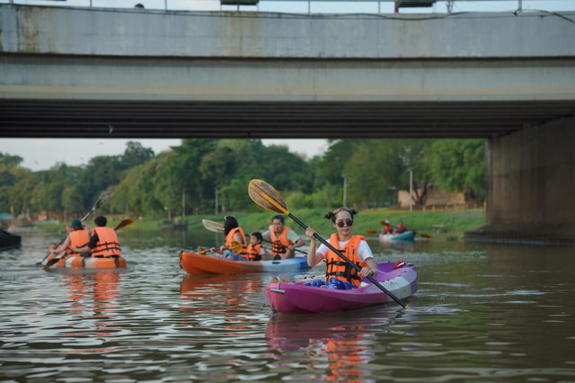 Chiang Mai:Explore kayaking through Mae Ping River on sunset