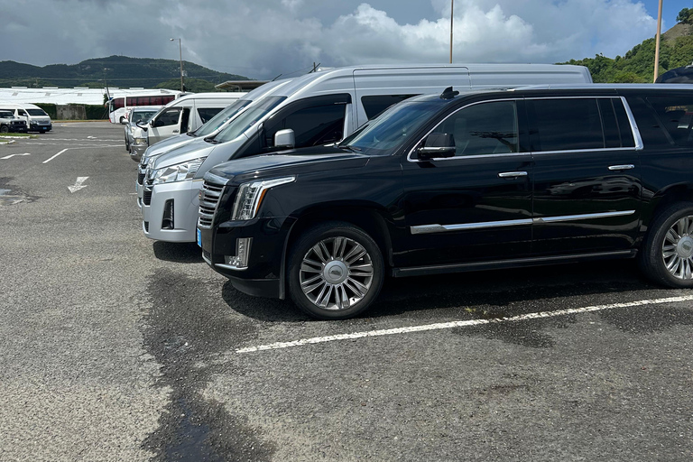 St Lucia: Luxury Escalade Transfers