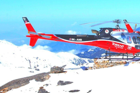 Excursion en hélicoptère au Mont Everest avec atterrissage