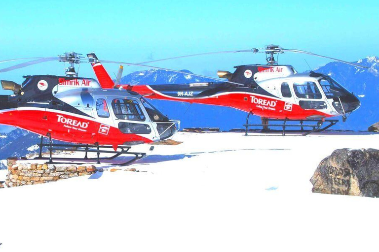 Excursion en hélicoptère au Mont Everest avec atterrissage