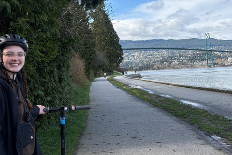 Explore Stanley Park on E-scooters: Seawall, & Hidden Gems