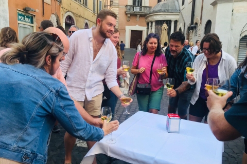 Tour gastronómico en barrios de Roma: tour a pie de 3,5hTour privado en inglés