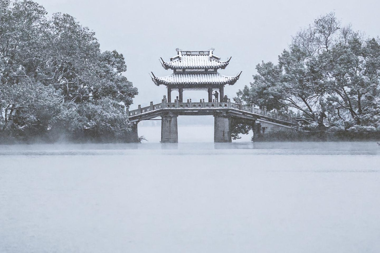 Vanuit Shanghai:Hangzhou Tempels, uitzicht op het meer &amp; plezier op de avondmarkt