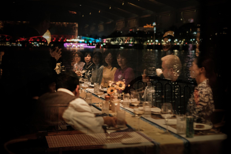 Hue: Luxury Sunset Tea & Dinner Cruise on Perfume River [No Dinner] Luxury Sunset Tea Cruise