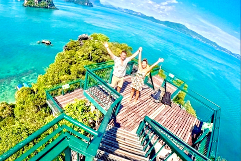 Hong Islands, Emerald Lagoon & 360° Viewpoint Day Tour Longtail Boat (Scenic & Relaxed Experience)