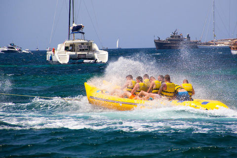 Ibiza: Banana Boat. Adrenalina pura