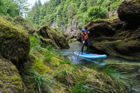 Lambach: Raft, kayak, or SUP river tour through Traun Gorge – Natura 2000 Dream Gorge with rafting boat, kayak, stand-up paddle board / TraunXperience