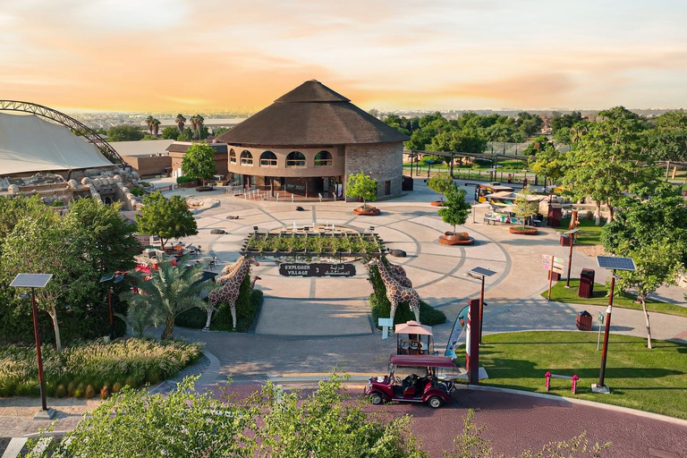 Dubai: Dubai Safari Park Entry Pass Safari Park Pass with Train and Explorer Safari Tour