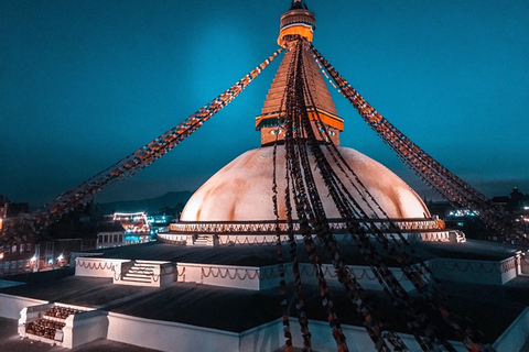 Passeio cultural: Estupa de Boudha e Pashupatinath com um guia