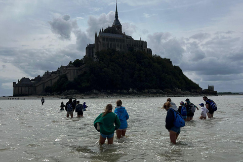 Bay of Mont Saint-Michel : Quicksands + Tombelaine Island Bay of Mont Saint-Michel : Quicksands + Tombelaine Island