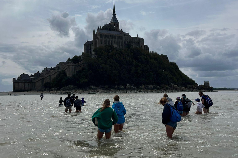 Bay of Mont Saint-Michel : Quicksands + Tombelaine Island Bay of Mont Saint-Michel : Quicksands + Tombelaine Island