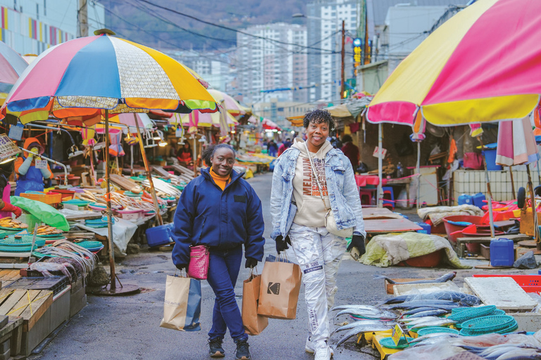 Busan: Gukje en Jagalchi Market Food Tour met proeverijen