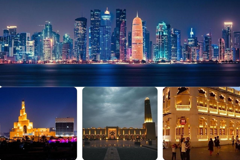 Doha Private Transit Night City Tour vanaf de luchthaven van Doha