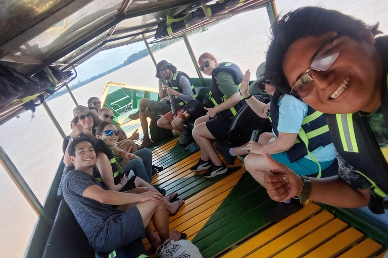 expedicion en bote por el rio tambapata