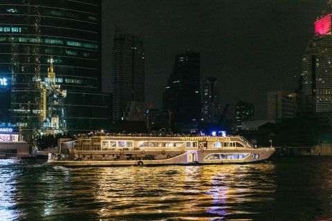 Bangkok: Alangka Crucero con Cena Buffet de Lujo y Música en Directo