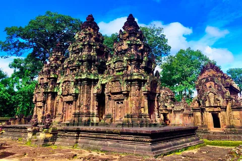 Excursão de dia inteiro a Banteay Srey, Beng Melea e montanha Kulen