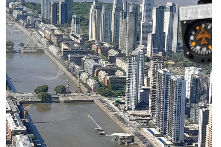 Buenos Aires: Helicopter Tour of Puerto Madero and Soccer Stadiums