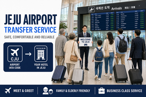 Jeju Airport (CJU) Private Transfer – Arrival & Departure Arrival: Jeju Airport (CJU) to Jeju City