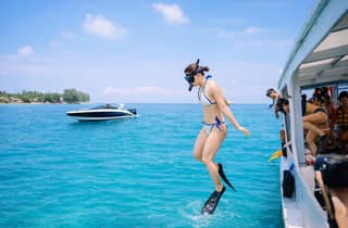 Von Gili Air aus: Schnorcheln mit Schildkröten und Unterwasserstatue