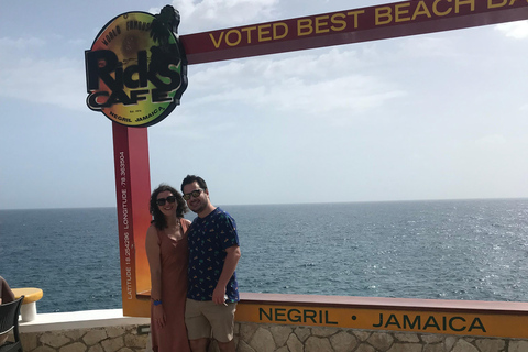 Hoogtepunten van 7 mile negril en zonsondergang bij ricks café