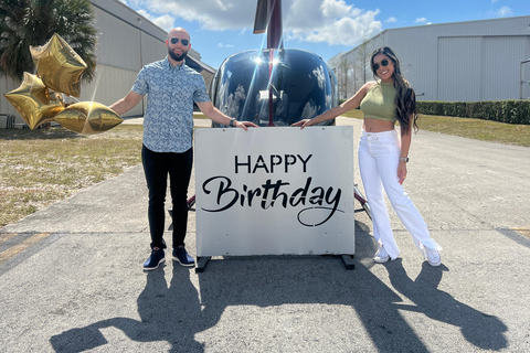 Private HOUR Helicopter Lauderdale -Everglades -Miami Beach