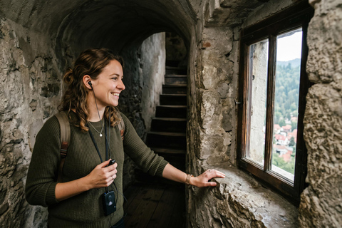 From Bucharest: Dracula’s Castle, Peles & Brasov 3-in-1 Audio guide in 24 languages