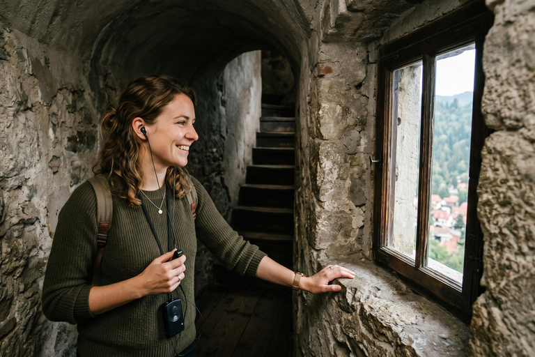 From Bucharest: Dracula’s Castle, Peles & Brasov 3-in-1 Audio guide in 24 languages