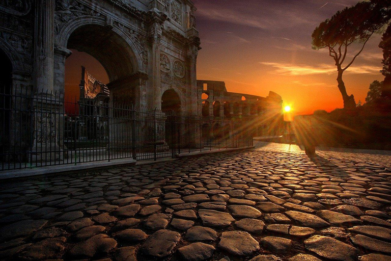 Rom: Solnedgång Solnedgång Colosseum &amp; Forum Romanum Guidad tur