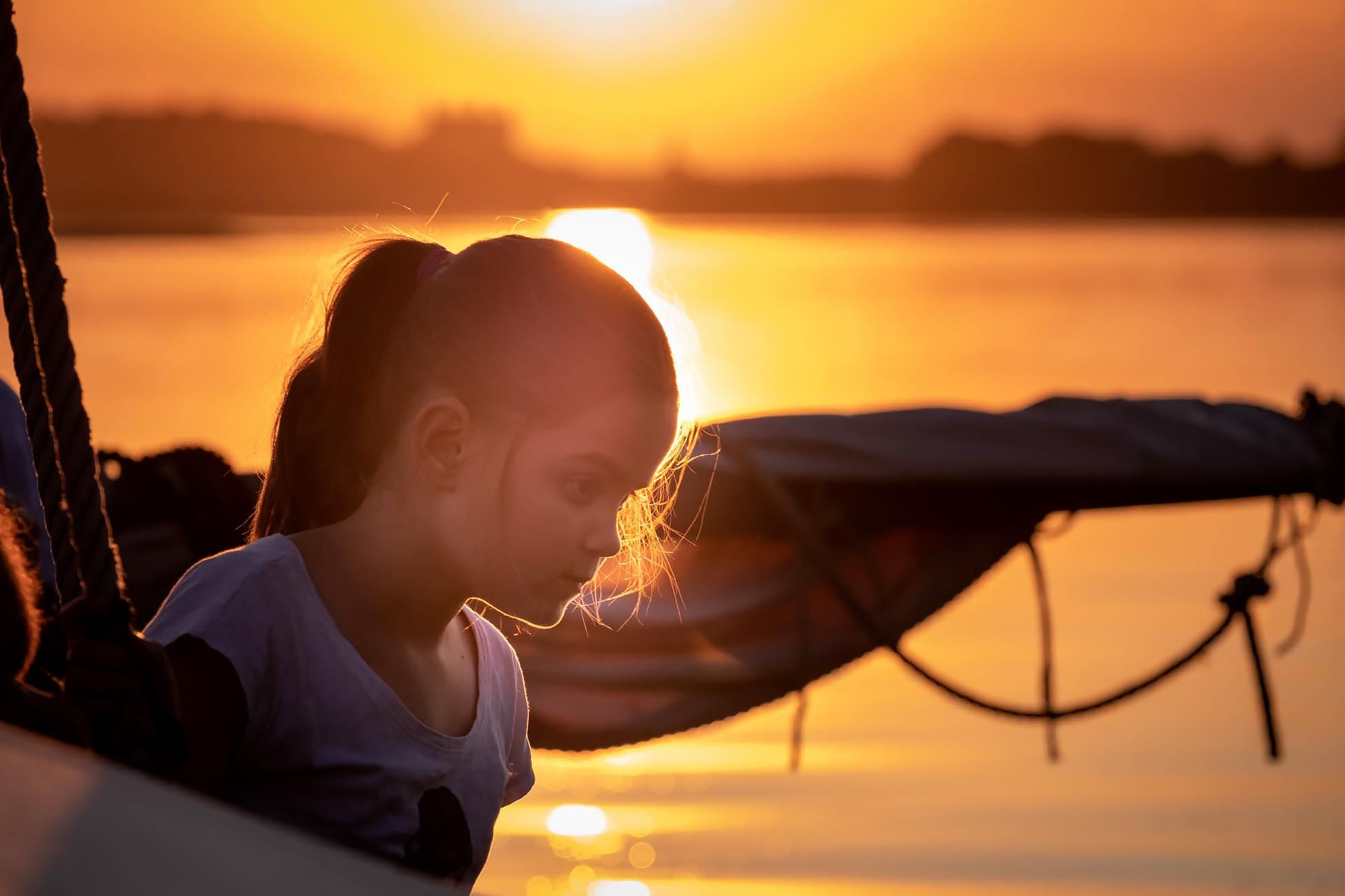 Fahrt mit einem traditionellen Boot bei Sonnenuntergang – Saumur