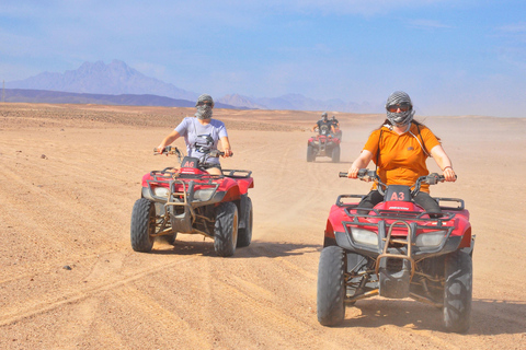 Hurghada: Sunset Quad Bike, Camel w/ Opt Stargazing and BBQ Hurghada : 2-hour Quad Bike and Camel Riding Tour