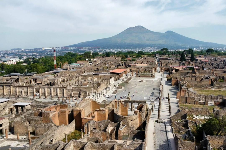 From Rome: Pompeii and Amalfi Coast Trip with Guide