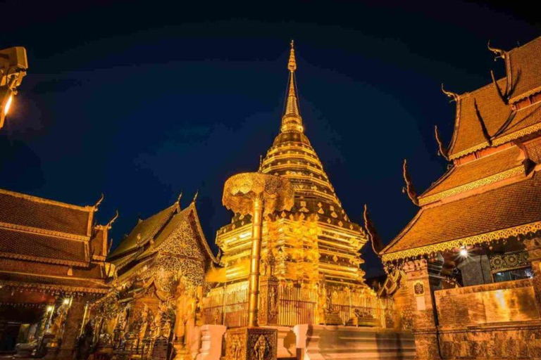 Visita nocturna al templo Doi Suthep y Wat Pha Lat