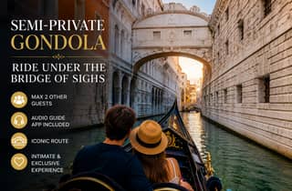 Venedig: Halbprivate Gondelfahrt unter der Seufzerbrücke