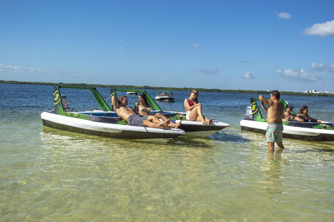 Cancún: Tour nella giungla in motoscafo e avventura di snorkeling