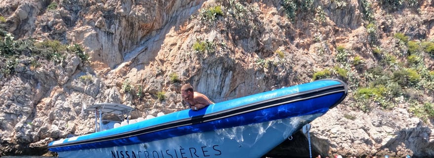 Nice : Excursion en bateau à Monaco et aux grottes de Mala avec plongée en apnée