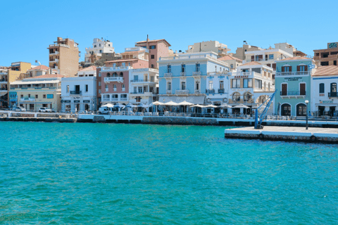From Heraklion: Spinalonga All-Inclusive BBQ Cruise & Guide Italian Language