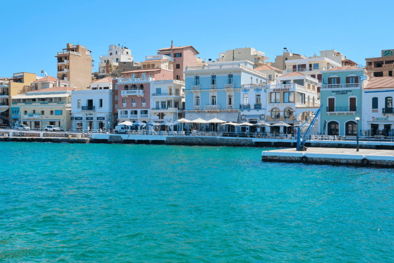 From Heraklion: Spinalonga All-Inclusive BBQ Cruise & Guide Italian Language