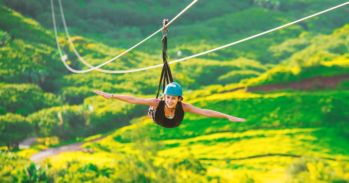 Mauritius: La Vallée des Couleurs, Signature Zipline 1.5 km