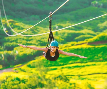 Vallé Advenaturpark: Signature Zipline