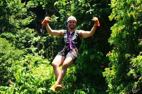 Manuel Antonio Quepos Zip Lining Tour with Lunch Quepos Titi Zip Lining Tour