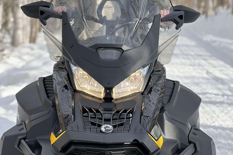 Fairbanks, Alaska: Guided Snowmobile Tour Snowmobile Tour: Couple (2 riders per sled)