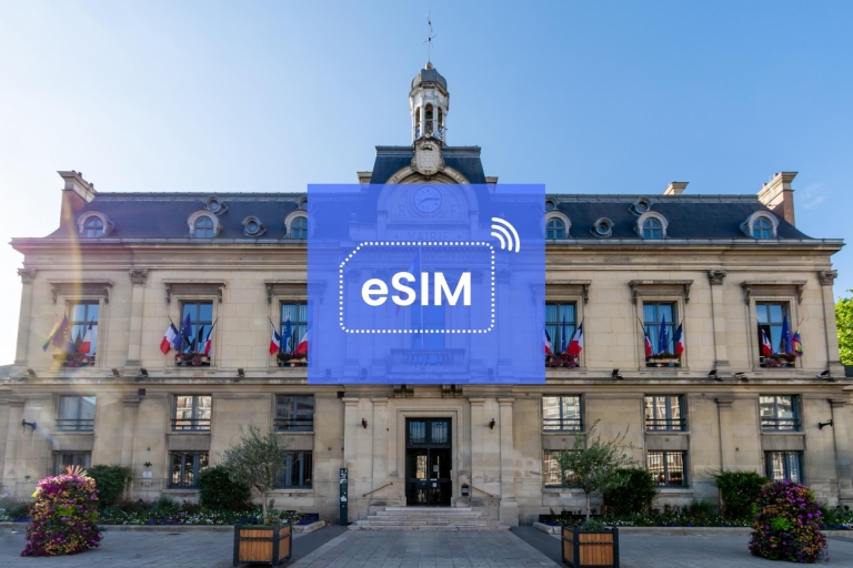 Saint-Denis: Reunión eSIM Roaming Plan de Datos Móviles1 GB/ 7 Días: Sólo reunión
