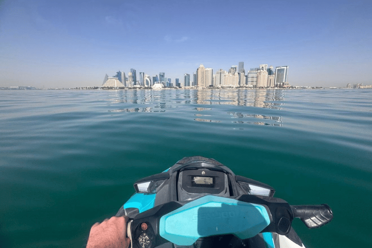 Doha: Adrenaline-Filled Jet Ski Tour at Katara Beach 60-minute jet ski ride